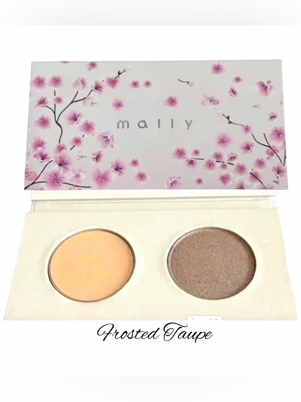 NIB Mally Beauty Eyeshadow Duo - Frosted Taupe